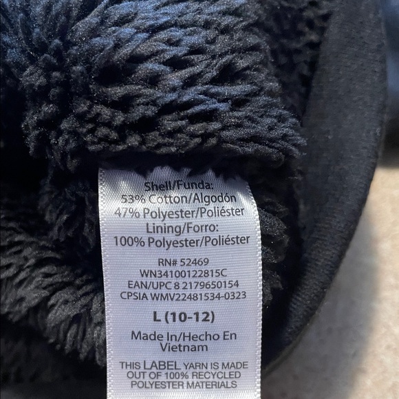 Wonder Nation Black Zip-Up Hoodie - Picture 6 of 7